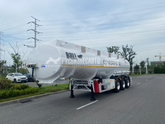 Купить ППЦ-32 BULL TCP31 (светлые НП, 32м3,алюминий 5182, 5 отс., нижн. налив, сист рек., 3 оси SAF) в компании Русбизнесавто - изображение 0