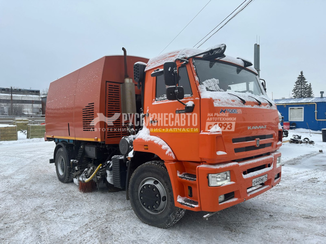 Купить КО-318Д Б/У на шасси КАМАЗ-53605 вакуумная подметально-уборочная (пылесос) пробег 25189 км, 970 м/ч в компании Русбизнесавто - изображение 2