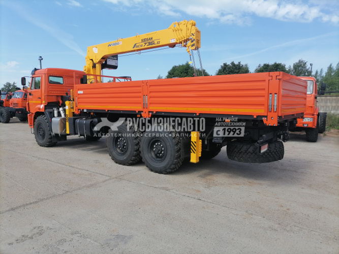 Купить КМУ КАМАЗ 43118-73094-50 (Евро-5) + SOOSAN SCS736LII верх.упр.+борт сталь 6.2м. (без спалки) в компании Русбизнесавто - изображение 2