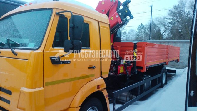 Купить КМУ КАМАЗ 4308-3084-69 (Евро-5) + ИНМАН ИМ-95 нижн.упр + борт сталь 6,2м. в компании Русбизнесавто - изображение 7