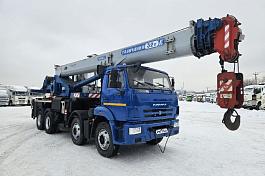 КС 55729-1В автокран 32т. (КАМАЗ-6540) б/у (2020г;17 606км;14 560м/ч) (0901)