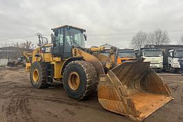 Фронтальный погрузчик CAT966L б/у (2018; 38 151м/ч)(0633)