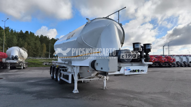 Купить ППЦ материаловоз (цемент, мука, комбикорм)  BULL (30 м3, 3 оси SAF, WABCO, компр. 12м3/мин) в компании Русбизнесавто - изображение 5