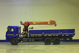 КМУ КАМАЗ 65117-104020-49 (Евро-5) + ИНМАН ИТ-150 + борт сталь 6,8м. без доп.опор КЦК