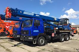 КС 55713-6К-4 автокран 25т. противовес 1,5 т. (МАЗ-6302С5) колесная формула 6х6 ОВОИД