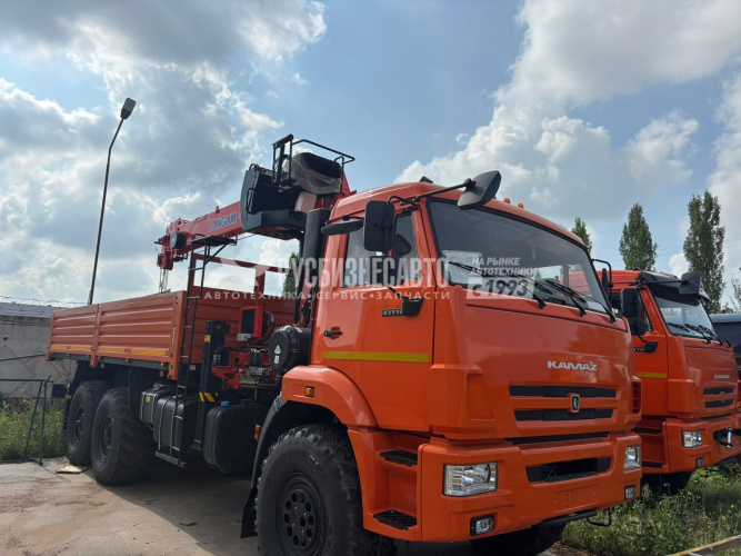 Купить КМУ КАМАЗ 43118-23027-50 (Евро-5) + KANGLIM KS2056H + борт сталь 6.2м. (без спалки) в компании Русбизнесавто - изображение 0