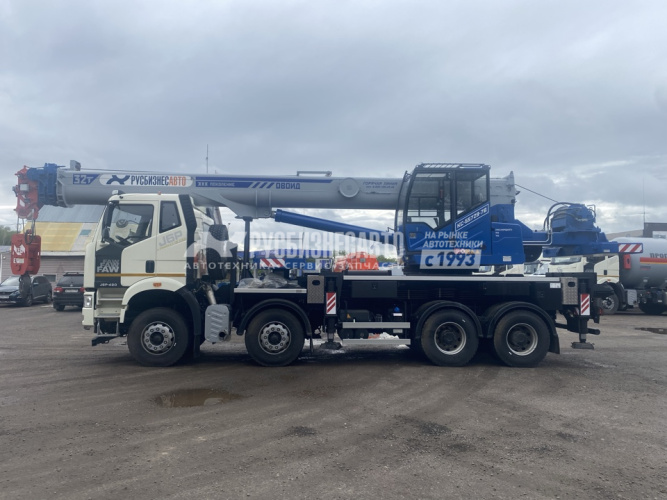 Купить КС 55729-7В автокран 32 т. (FAW-3310) ОВОИД колесная формула 8х4 в компании Русбизнесавто - изображение 27