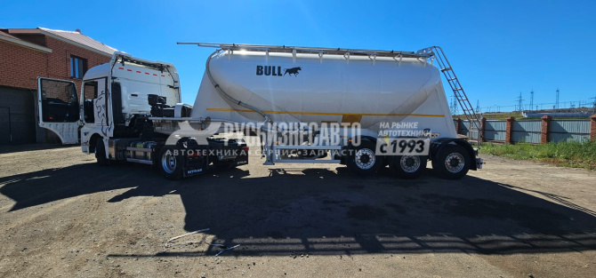 Купить ППЦ материаловоз (цемент, мука, комбикорм)  BULL (30 м3, 3 оси SAF, WABCO, компр. 12м3/мин) в компании Русбизнесавто - изображение 2