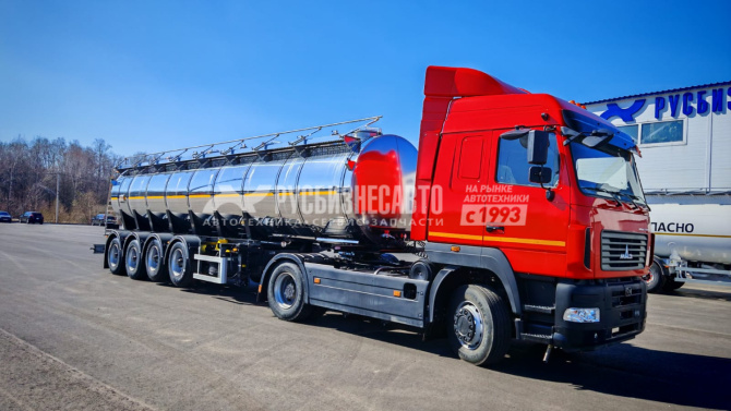 Купить ППЦ пищевая CAB 93184X2 (V=27 м3, 4 отс.система мойки, 4 оси WKK) в компании Русбизнесавто - изображение 0