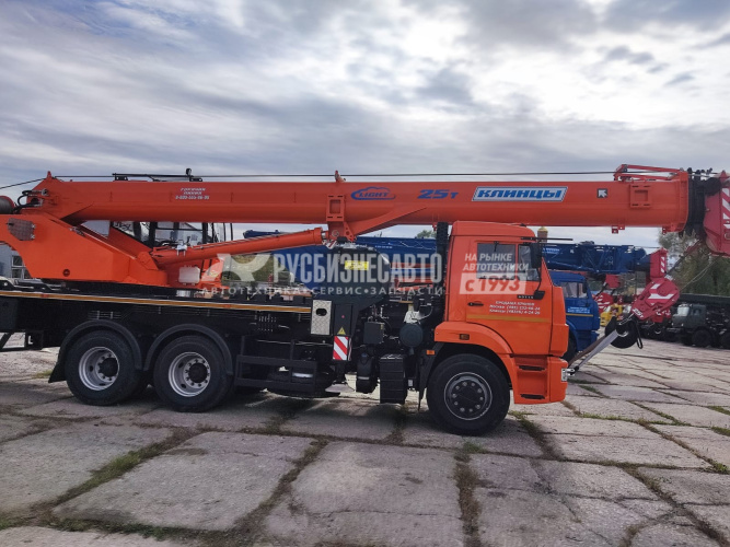 Купить КС 55713-1К-5В автокран 25т.(КАМАЗ-65115) ОВАЛОИД в компании Русбизнесавто - изображение 1