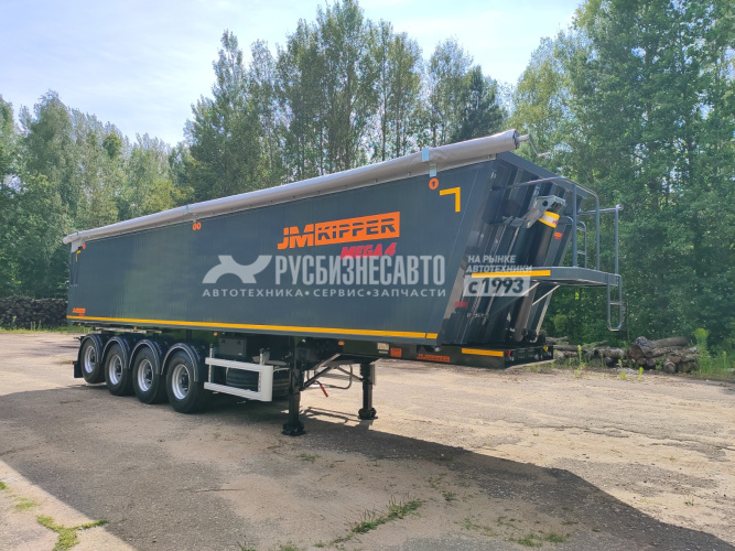 Купить Самосвальный полуприцеп алюминиевый зерновоз JM KIPPER объем 50 м3 4 оси BPW в компании Русбизнесавто - изображение 0