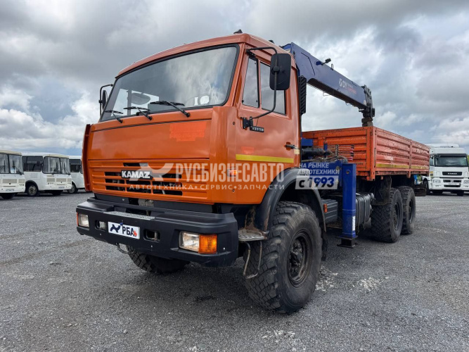 Купить КМУ Камаз 43118 (6х6)(Евро 2) + DONG YANG SS1956 ACE б/у (2023 г.в., 42 480 км., 1167 м/ч) (0008) в компании Русбизнесавто - изображение 1