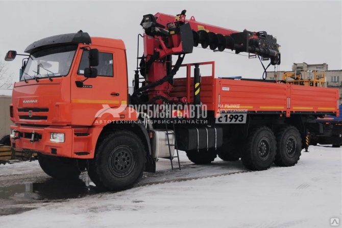 Купить КМУ КАМАЗ 43118-73094-50 (Евро-5) + ИНМАН ИТ-200 + борт 6,2м. + бур 350мм. (без спальника) в компании Русбизнесавто - изображение 1