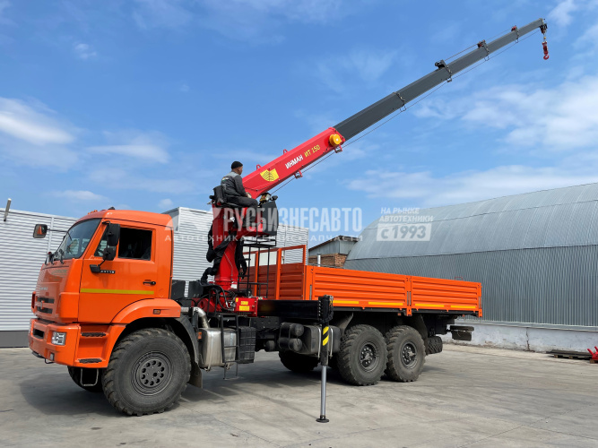 Купить КМУ КАМАЗ 43118-73094-50 (Евро-5) + ИНМАН ИТ-150 + борт сталь 6,2м., без доп.опор (без спалки) КЦК в компании Русбизнесавто - изображение 0