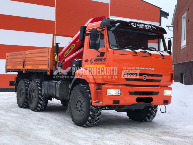 Купить КАМАЗ 43118 Борт (сталь) 5.2м. с КМУ PALFINGER INMAN IM 150N б/у (2020г., 105 м/ч., 65800 км) в компании Русбизнесавто - изображение 0