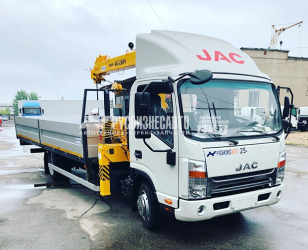 Купить КМУ JAC N80 (Евро-5) + SOOSAN SCS334 нижн.упр.,борт алюм.6,2*2,55*0,6м. в компании Русбизнесавто - изображение 1