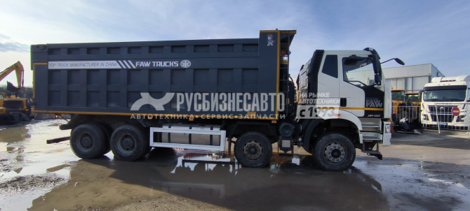 Купить Самосвал FAW J6 (8x4) б/у (2022 г.в., 30 405 км.) ...8890 в компании Русбизнесавто - изображение 1