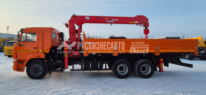 Купить КМУ КАМАЗ 65115-3094-48 (Евро-5) + HANGLIM KS2056SM верх.упр. + борт сталь 6,6м. в компании Русбизнесавто - изображение 0