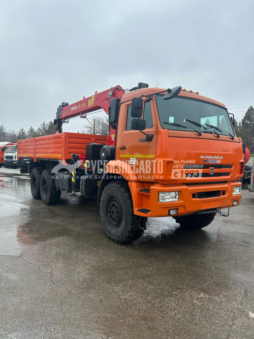 Купить КМУ Камаз 43118 (6х6) + INMAN IT 150 б/у (2023 г.в., 20 653 км., 319 м/ч) (8187) Новая резина в компании Русбизнесавто - изображение 0