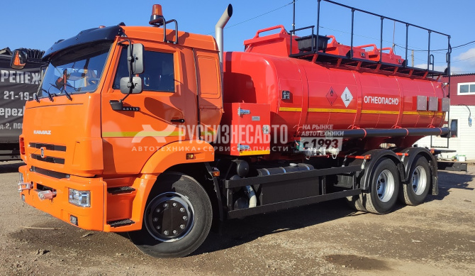 Купить АТЗ-17-КАМАЗ-65115-48 (Автотопливозаправщик, 17 м3, 3 отс., насос, УВТ, ЧМЗ) в компании Русбизнесавто - изображение 1