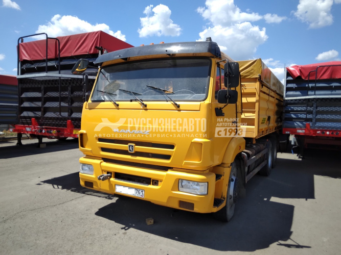 Купить КАМАЗ 65115-50 самосвал-зерновоз б/у ( 2019 г.в.,150 000 км.)-продается в сцепке с прицепом в компании Русбизнесавто - изображение 0