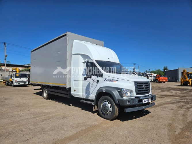 Купить ГАЗ-C41RB3 Газон NEXT бортовой, шторный, два спальника, 10 т.(2023 г.в., 2 120 км.) (0585) в компании Русбизнесавто - изображение 0