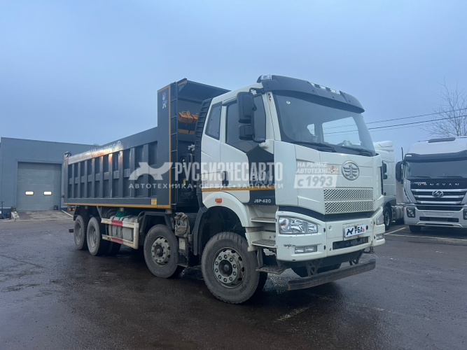 Купить Самосвал FAW J6 8x4 б/у (2023 г.в.,64 926 км.)(6941)Сбер комиссия в компании Русбизнесавто - изображение 0