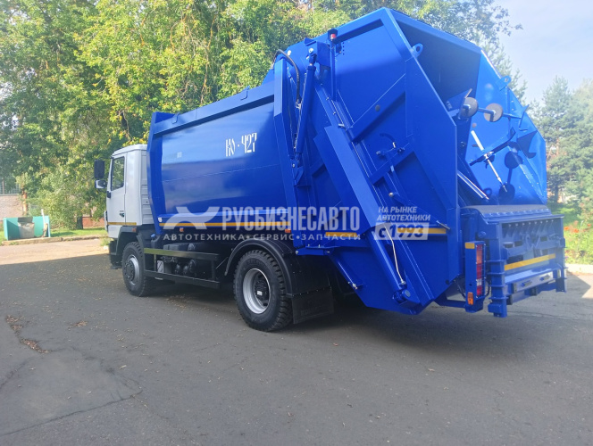 Купить КО-427-37 NEW на шасси МАЗ-5340С2-585-013 мусоровоз,задняя загрузка, 16м3  в компании Русбизнесавто - изображение 1