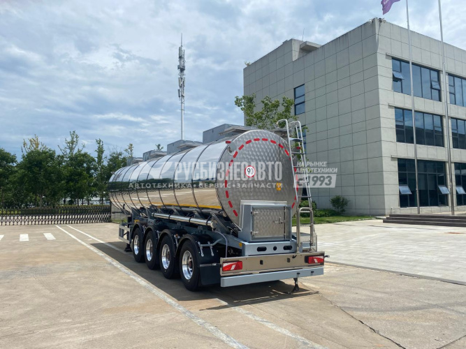 Купить ППЦ-27 BULL  (пищевая, 27 м3, нерж/нерж, 4 отс., система мойки, 4 оси SAF, WABCO) в компании Русбизнесавто - изображение 13