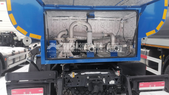 Купить АЦ пищевая  КАМАЗ-43118 (10м3, 2 отсека, насос СВН-80, мод. 7074А9-50)  в компании Русбизнесавто - изображение 5