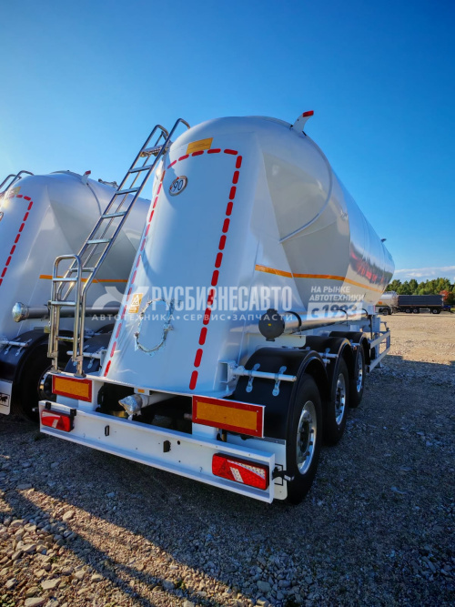 Купить ППЦ материаловоз (мука, комбикорм)  BULL (40 м3, 3 отс., алюминимй, 3 оси SAF, WABCO, без компр.) в компании Русбизнесавто - изображение 4