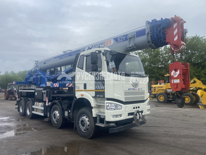 Купить КС 55729-7В автокран 32 т. (FAW-3310) ОВОИД колесная формула 8х4 в компании Русбизнесавто - изображение 0
