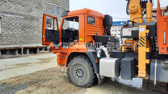 Купить КМУ КАМАЗ 43118-23027-50 + SOOSAN SCS866LS+бур 400мм.+борт ст.6.2м. б/у (2021г., 7 000 км., 250 м/ч) в компании Русбизнесавто - изображение 6