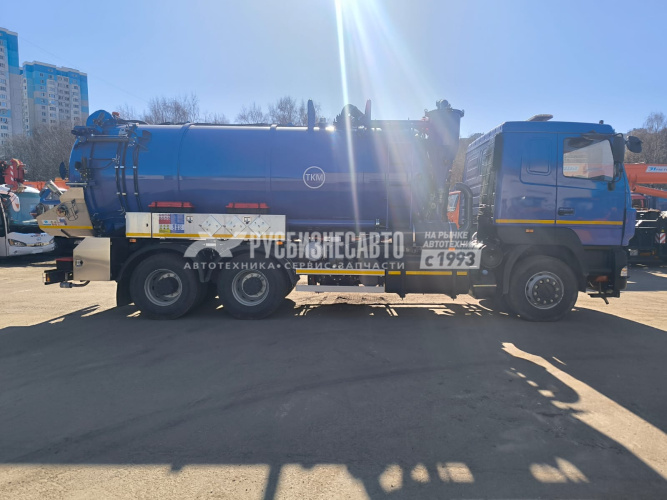 Купить ТКМ-630Д (илосос МАЗ 6312С9-8575-012, 15м3+1,5м3 (ил/вода), насос 2600м3/час, сист.гидроразм, ДОПОГ) в компании Русбизнесавто - изображение 3