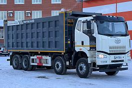 Самосвал FAW J6 (8х4) б/у (2022 г., 28 183 км)(6763)