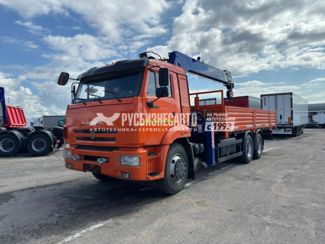 Купить КМУ КАМАЗ 65115-3094-48 (Евро-5) + ИКРАН (DongYang) RS1956 верх.упр. + борт сталь 6,6м. в компании Русбизнесавто - изображение 1