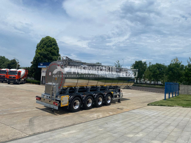 Купить ППЦ-27 BULL  (пищевая, 27 м3, нерж/нерж, 4 отс., система мойки, 4 оси SAF, WABCO) в компании Русбизнесавто - изображение 15