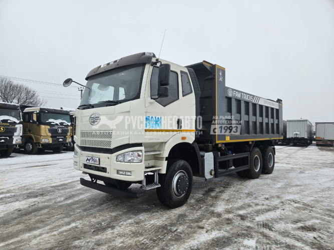 Купить Самосвал FAW J6 (6x4) б/у (2022 г. 51 222 км.)(3439) - новая резина зад. ось. в компании Русбизнесавто - изображение 0