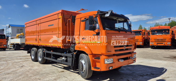 Купить СпецАвтоКам КАМАЗ 68901G бортовой зерновоз 27,6 м3 на шасси 65115-3094-48 в компании Русбизнесавто - изображение 0