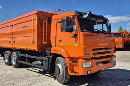 СпецАвтоКам КАМАЗ 68901G бортовой зерновоз 27,6 м3 на шасси 65115-3094-48