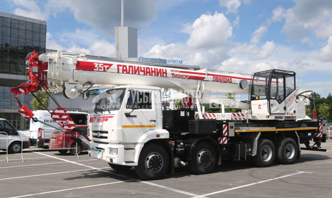 Купить КС 55721-1В ПИОНЕР автокран 35 т.  (КАМАЗ-6540) ОВАЛОИД в компании Русбизнесавто - изображение 1