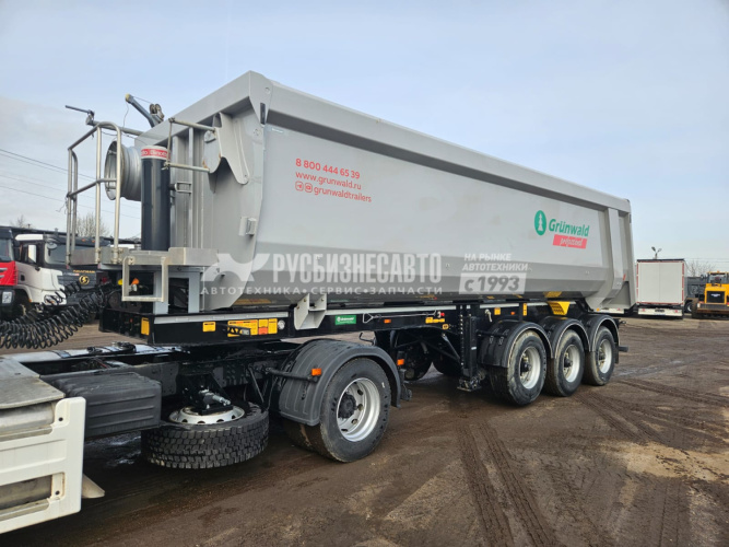 Купить Полуприцеп самосвальный Grunwald 9453-10-50  б/у (2024 г.)(0067)продажа с тягачем dongfeng в сцепке в компании Русбизнесавто - изображение 8