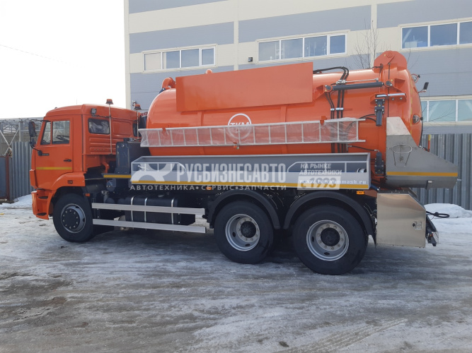 Купить ТКМ-620 (илосос, КАМАЗ-65115, 10+1,5 м3, насос JUROP PVT-400 2600м3/час, сист. гидроразмыва) в компании Русбизнесавто - изображение 7