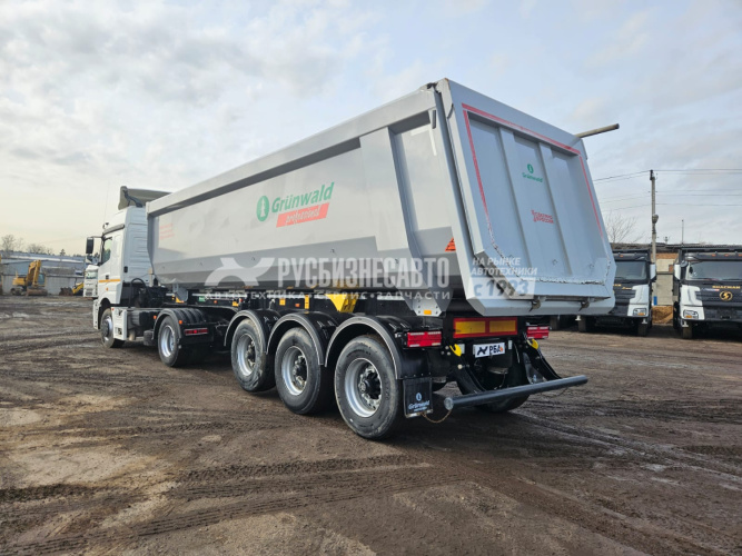 Купить Полуприцеп самосвальный Grunwald 9453-10-50  б/у (2024 г.)(0067)продажа с тягачем dongfeng в сцепке в компании Русбизнесавто - изображение 6