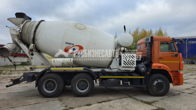 Купить Автобетоносмеситель ТЗА Камаз 6520 9м3 б/у (2023 г.в., 11 511 км.)(1851) в компании Русбизнесавто - изображение 5