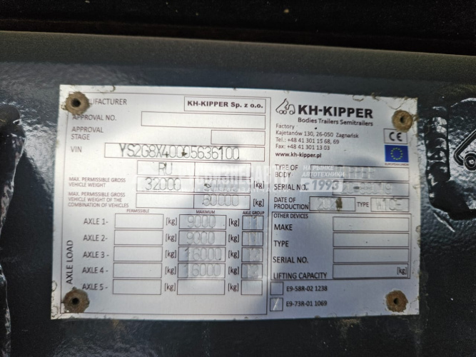 Купить Самосвал SCANIA G440 8x4 б/у (2021 г., 173 034 км.) 6100 в компании Русбизнесавто - изображение 17
