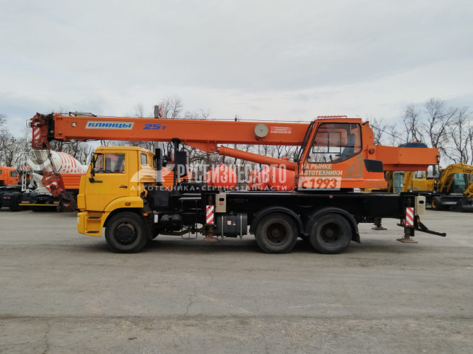 Купить Автокран Клинцы КС-55713-1К-1 шасси КАМАЗ 65115 6х4 б/у (2016г, 32 376 км, 5 740 м/ч)(5172) в компании Русбизнесавто - изображение 6