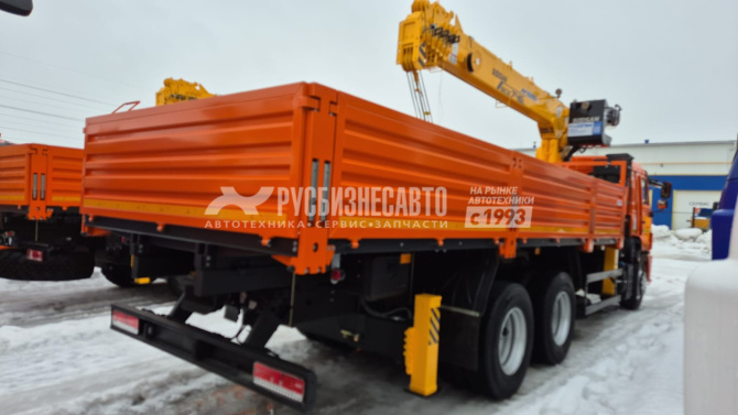 Купить КМУ КАМАЗ 65115-3094-48 (Евро-5) + SOOSAN SCS746L верх.упр. + борт сталь 6,6м. в компании Русбизнесавто - изображение 2