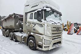 Седельный тягач FAW J7 6x4 (АКПП, ПНЕВМА)б/у(2023 г.в. 270300 км.)(5451) Сбер комис-Бронь Сбер