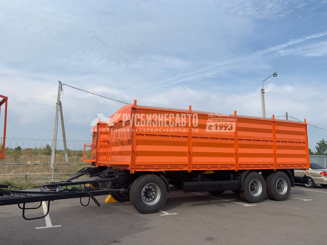 Купить ПЛАНЕТА 852911А прицеп бортовой 3-х осный зерновоз, пневма в компании Русбизнесавто - изображение 1
